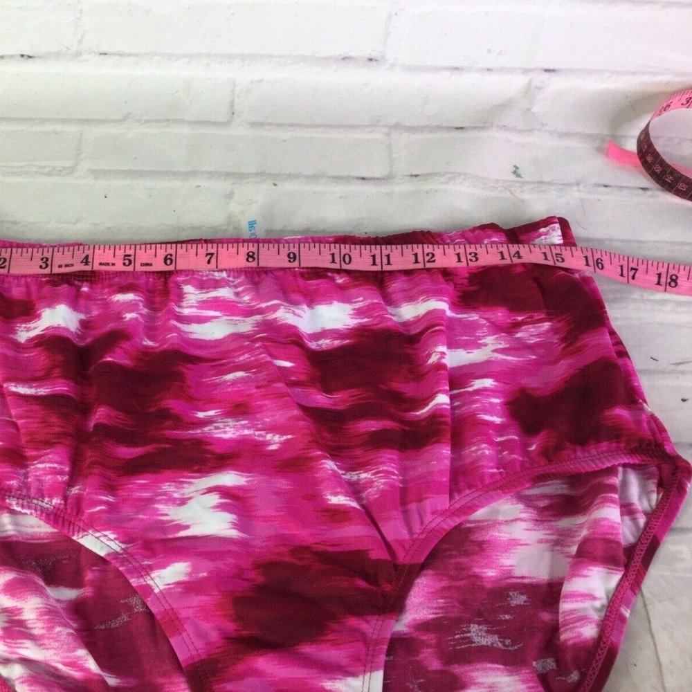 Swimsuits for All Pink Tie Dye Plus Swim Bottoms - Picture 5 of 7
